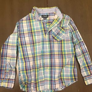 Boys size 6 Chaps button up shirt